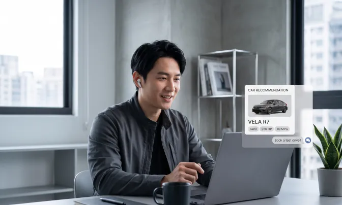 AI 車款導購與線上預約試乘