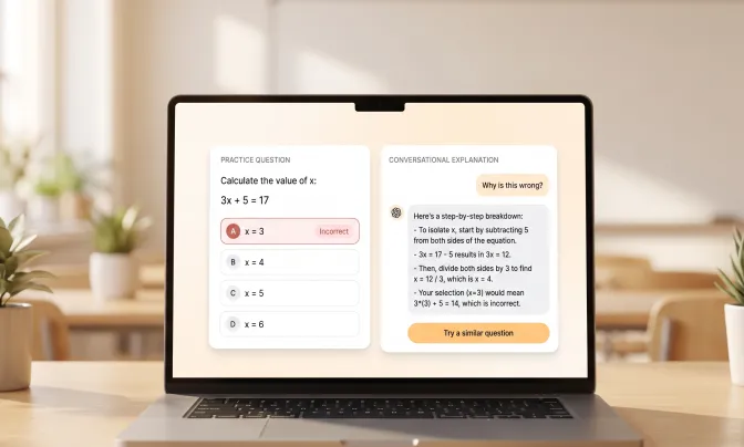 AI 個人化學習與即時解題